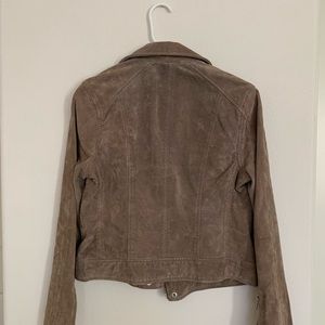 Woman Suede Moto jacket